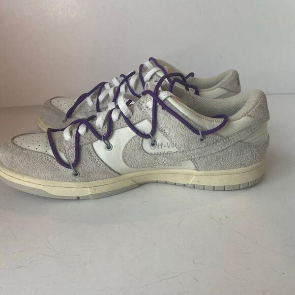 Nike Off White X Dunk Low Lot 18 Of 50 Shoes Men's Size 10 - Picture 4 of 14